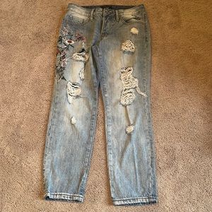 Straight leg jeans